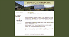Desktop Screenshot of montanacabins.net